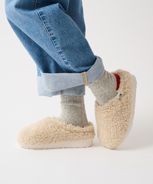 THE NORTH FACE(ザノースフェイス)の「【THE NORTH FACE】MULE FLEECE(スリッポン・レディース・ブラウン/クリーム/オリーブ/ベージュ・23cm/24cm/25/27cm/26cm)」の7枚目の写真