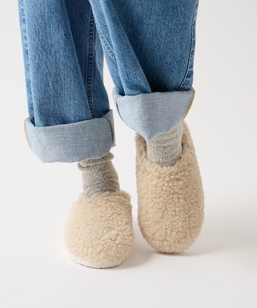 THE NORTH FACE(ザノースフェイス)の「【THE NORTH FACE】MULE FLEECE(スリッポン・レディース・ブラウン/クリーム/オリーブ/ベージュ・23cm/24cm/25/27cm/26cm)」の10枚目の写真