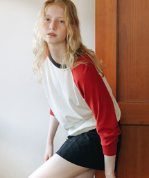 Peter raglan knit (red)