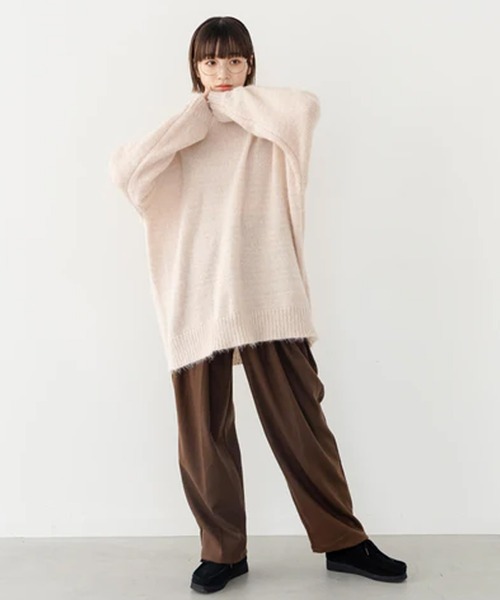 merrylatte（メリーラテ）の「ツイードタックパンツ【IROHANI】（その他パンツ・レディース・グレー/ブラウン・FREE）」の17枚目の写真