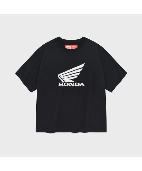 PHYPS MOTORCYCLE(フィップスモーターサイクル)の「Original Wing logo T-shirt Black(Tシャツ/カットソー・レディース・その他・MEDIUM/SMALL/LARGE)」の1枚目の写真
