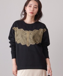 Bou Jeloud | 裏起毛レースラインプルオーバー(スウェット)