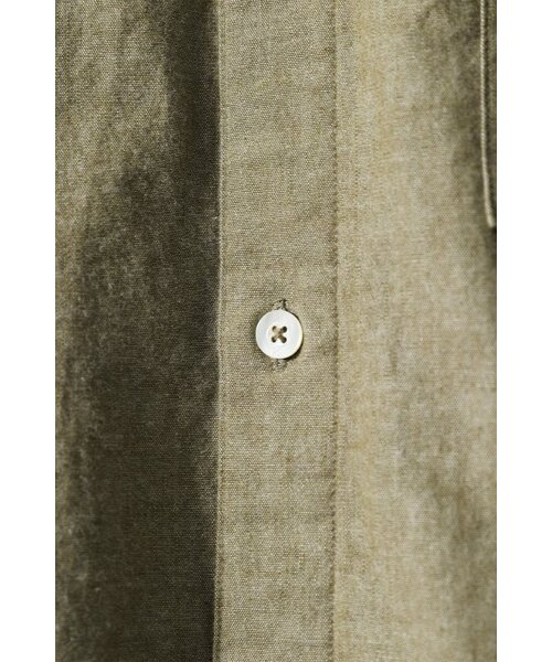 HORLISUN(ホーリーサン)の「Jane Denim Shirt Olive(シャツ/ブラウス・レディース・その他・LARGE)」の2枚目の写真