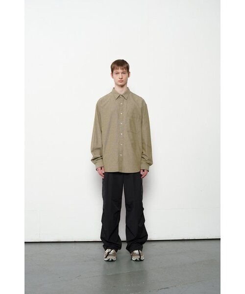 HORLISUN(ホーリーサン)の「Jane Denim Shirt Olive(シャツ/ブラウス・レディース・その他・LARGE)」の5枚目の写真