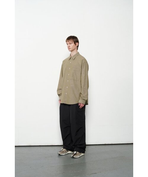 HORLISUN(ホーリーサン)の「Jane Denim Shirt Olive(シャツ/ブラウス・レディース・その他・LARGE)」の6枚目の写真