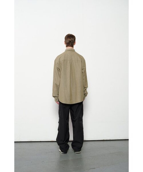 HORLISUN(ホーリーサン)の「Jane Denim Shirt Olive(シャツ/ブラウス・レディース・その他・LARGE)」の7枚目の写真