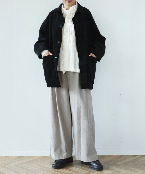 JOURNAL STANDARD LUXE（ジャーナルスタンダード　ラックス）の「16Wコール サックパンツ（その他パンツ・レディース・カーキ/グレー・FREE）」の3枚目の写真