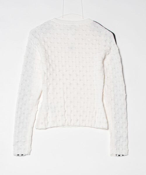 adidas（アディダス）の「アディダス オリジナルス スリム ソリッド スパイク ニット スウェットシャツ / トレーナー / アディダスオリジナルス adidas Originals（スウェット・レディース・ブラック/ホワイト・MEDIUM/SMALL/X-LARGE/XX-LARGE/LARGE/X-SMALL）」の5枚目の写真