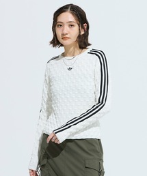 adidas | アディダス オリジナルス スリム ソリッド スパイク ニット スウェットシャツ / トレーナー / アディダスオリジナルス adidas Originals(スウェット)