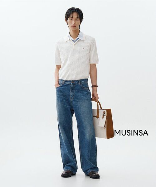 NOUN（ノウン）の「loosed shirts (stripe blue)（シャツ/ブラウス・メンズ・その他・1/2）」の5枚目の写真