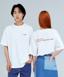 LEEJEE（リジ）の「ユニセックス エモジ 半袖Tシャツ ホワイト（Tシャツ/カットソー）」