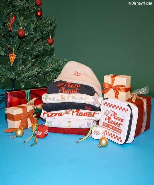 AMERICAN HOLIC（アメリカンホリック）の「【PIZZA PLANET】ポーチ（ポーチ・レディース・オフホワイト・FREE）」の7枚目の写真