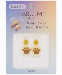 gargle（ガーグル）の「gargle ガーグル：HARU:ME シリーズ　ハルミー７　にくきゅう　肉球イヤリング(貼るピアス)（イヤリング）」