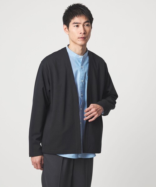 green label relaxing（グリーンレーベルリラクシング）の「CARREMAN イージー カーディガン（カーディガン/ボレロ・メンズ・ネイビー/ベージュ/ダークグレー・XL/L/M/S）」の3枚目の写真