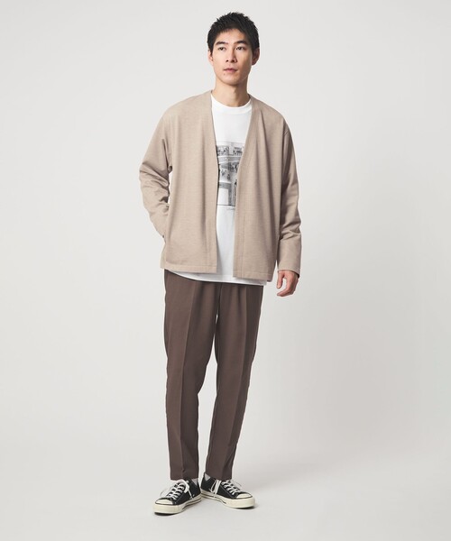 green label relaxing（グリーンレーベルリラクシング）の「CARREMAN イージー カーディガン（カーディガン/ボレロ・メンズ・ネイビー/ベージュ/ダークグレー・XL/L/M/S）」の10枚目の写真