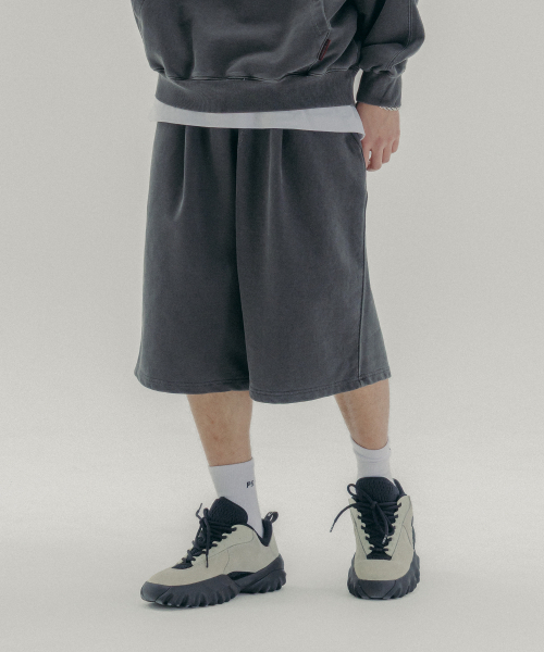 PSSHOPPER（ピーエスショッパ）の「ピグメントワイドショーツ[ダークグレー]（その他パンツ・メンズ・その他・LARGE/X-LARGE）」の10枚目の写真