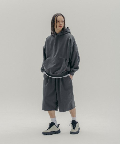 PSSHOPPER（ピーエスショッパ）の「ピグメントワイドショーツ[ダークグレー]（その他パンツ・メンズ・その他・LARGE/X-LARGE）」の11枚目の写真