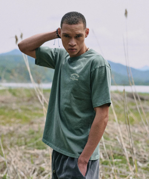 FAKE CAMPER（フェイクキャンパー）の「ピグメントタイガーオリジナルヴィンテージ半袖Tシャツ[カーキ]（Tシャツ/カットソー・メンズ・カーキ・SMALL/LARGE/X-LARGE/MEDIUM）」の4枚目の写真