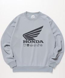 sanrio（サンリオ）の「【HONDA/ホンダ×Sanrio/サンリオ】HONDA×はぴだんぶい　ダンボールニットスウェットクルー/ユニセックス（スウェット）」