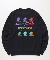 sanrio（サンリオ）の「【HONDA/ホンダ×Sanrio/サンリオ】HONDA×はぴだんぶい　ダンボールニットスウェットクルー/ユニセックス（スウェット）」