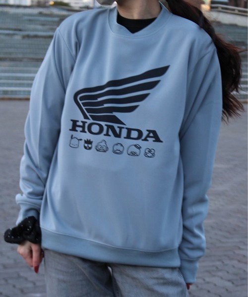 sanrio(サンリオ)の「【HONDA/ホンダ×Sanrio/サンリオ】HONDA×はぴだんぶい ダンボールニットスウェットクルー(スウェット・メンズ・スミクロ/オートミール/ブラック/サックスブルー・MEDIUM/LARGE)」の18枚目の写真