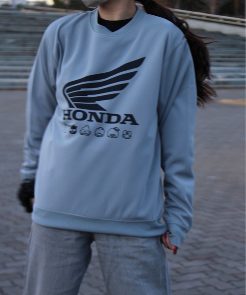 sanrio(サンリオ)の「【HONDA/ホンダ×Sanrio/サンリオ】HONDA×はぴだんぶい ダンボールニットスウェットクルー(スウェット・メンズ・スミクロ/オートミール/ブラック/サックスブルー・MEDIUM/LARGE)」の19枚目の写真