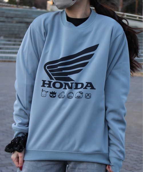 sanrio(サンリオ)の「【HONDA/ホンダ×Sanrio/サンリオ】HONDA×はぴだんぶい ダンボールニットスウェットクルー(スウェット・メンズ・スミクロ/オートミール/ブラック/サックスブルー・MEDIUM/LARGE)」の20枚目の写真