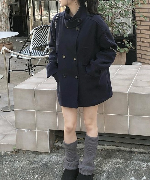 semplice(センプリチェ)の「ダッフルコート(ダッフルコート・レディース・ネイビー・F)」の13枚目の写真