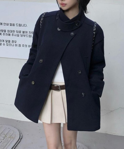 semplice(センプリチェ)の「ダッフルコート(ダッフルコート・レディース・ネイビー・F)」の17枚目の写真