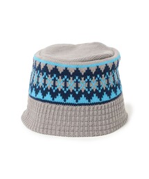 BEAMS | ダイア ジャカード ニット バケットハット(ハット)