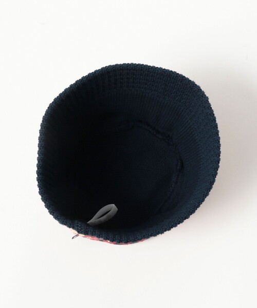 BEAMS（ビームス）の「ダイア ジャカード ニット バケットハット（ハット・メンズ・ブラウン/グレー/ネイビー・ONE SIZE）」の10枚目の写真
