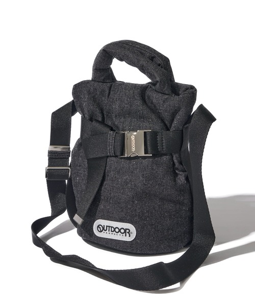 OUTDOOR PRODUCTS(アウトドアプロダクツ)の「【OUTDOOR PRODUCTS / アウトドアプロダクツ】 2way Belt Tote デニムライク ベルト トートバッグ(ショルダーバッグ・レディース・ブラック/ネイビー/サックスブルー・FREE)」の1枚目の写真