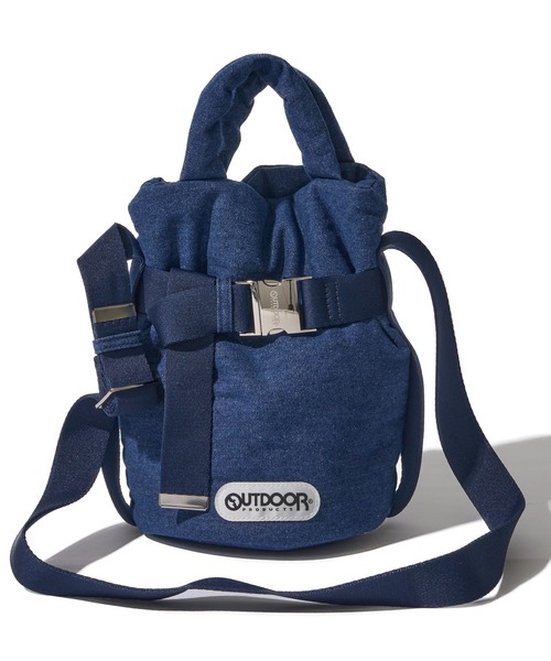 OUTDOOR PRODUCTS(アウトドアプロダクツ)の「【OUTDOOR PRODUCTS / アウトドアプロダクツ】 2way Belt Tote デニムライク ベルト トートバッグ(ショルダーバッグ・レディース・ブラック/ネイビー/サックスブルー・FREE)」の5枚目の写真