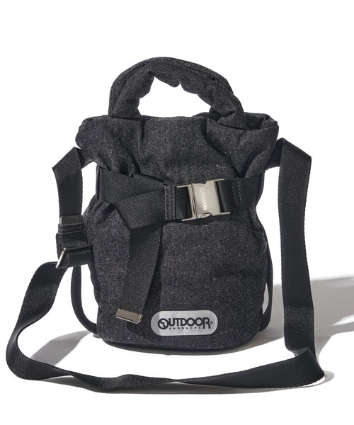 OUTDOOR PRODUCTS(アウトドアプロダクツ)の「【OUTDOOR PRODUCTS / アウトドアプロダクツ】 2way Belt Tote デニムライク ベルト トートバッグ(ショルダーバッグ・レディース・ブラック/ネイビー/サックスブルー・FREE)」の6枚目の写真