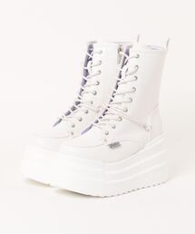 「YOSUKE/ヨースケ」厚底レースアップショートブーツ