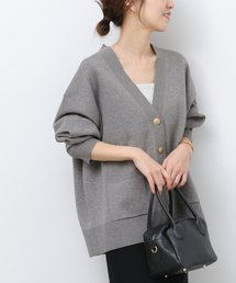 金ボタン」に該当するカーディガン/ボレロ（コットン）ファッション