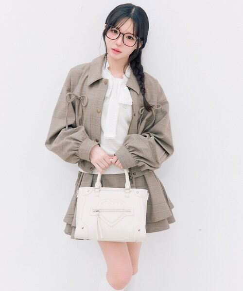 OLIVE des OLIVE（オリーブデオリーブ）の「spring color paletteブルゾン（ブルゾン・レディース・ブラウン/サックスブルー/ピンク・FREE）」の16枚目の写真