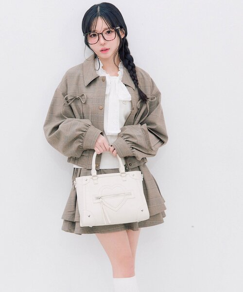 OLIVE des OLIVE（オリーブデオリーブ）の「spring color paletteブルゾン（ブルゾン・レディース・ブラウン/サックスブルー/ピンク・FREE）」の18枚目の写真