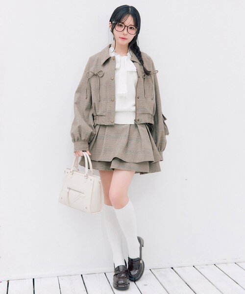 OLIVE des OLIVE（オリーブデオリーブ）の「spring color paletteブルゾン（ブルゾン・レディース・ブラウン/サックスブルー/ピンク・FREE）」の22枚目の写真