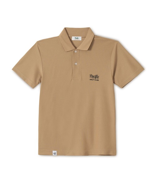 Pacific GOLF CLUB（パシフィックゴルフクラブ）の「【MEN】GOLF & HAMBURGER POLO SHIRT（ポロシャツ・メンズ・ホワイト/サンドベージュ/ブラック/オリーブ・S/M/L/XL）」の9枚目の写真