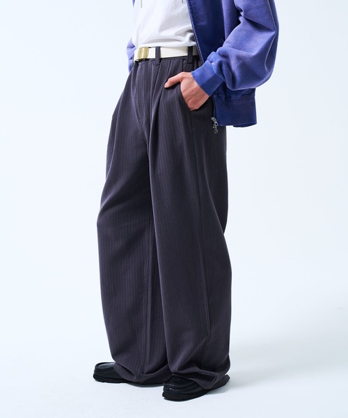 セール】2tuck Wide Slacks / 2タックワイドスラックスパンツ