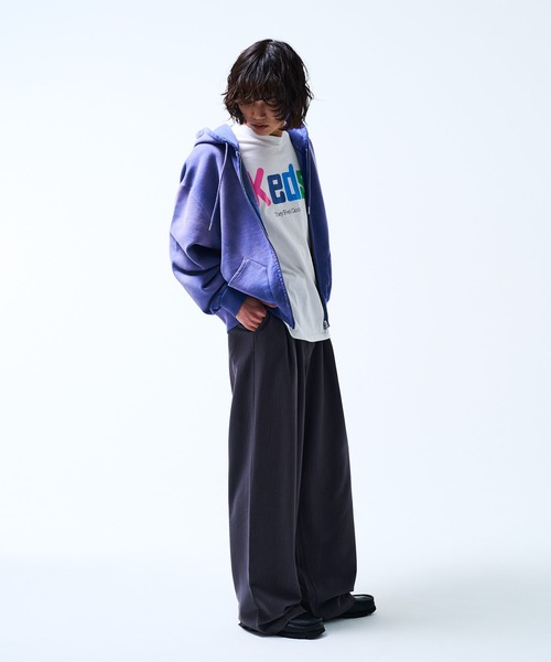 THE BOLDMAN(ザ ボールドマン)の「2tuck Wide Slacks / 2タックワイドスラックスパンツ(スラックス・メンズ・グレー/ブラック・LARGE/MEDIUM)」の15枚目の写真