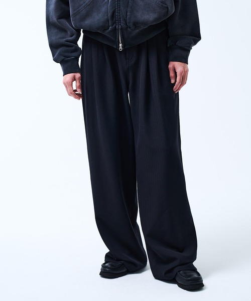 THE BOLDMAN(ザ ボールドマン)の「2tuck Wide Slacks / 2タックワイドスラックスパンツ(スラックス・メンズ・グレー/ブラック・LARGE/MEDIUM)」の7枚目の写真
