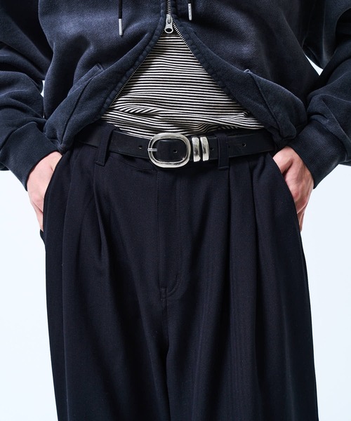 THE BOLDMAN(ザ ボールドマン)の「2tuck Wide Slacks / 2タックワイドスラックスパンツ(スラックス・メンズ・グレー/ブラック・LARGE/MEDIUM)」の8枚目の写真