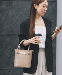 URBAN RESEARCH ROSSO WOMEN（アーバンリサーチ　ロッソ）の「ストレッチツイルノーカラージャケット（ノーカラージャケット）」