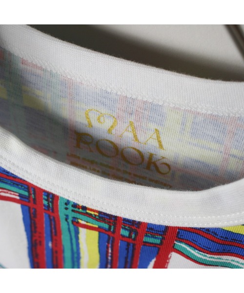 maarook（マルーク）の「ブラッシュチェックPT天竺ワンピース（ワンピース・キッズ・ブルー・150cm/140cm）」の7枚目の写真