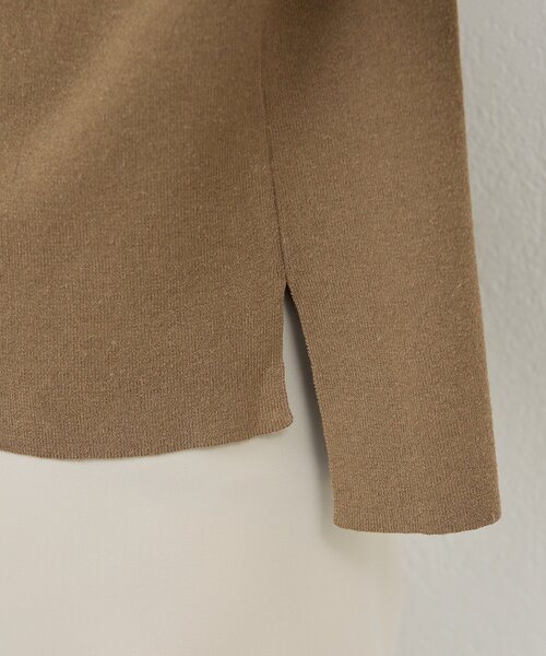 GALLARDAGALANTE(ガリャルダガランテ)の「【セットアップ対応】Vニット(ニット/セーター・レディース・グレイッシュベージュ/チャコールグレー・FREE)」の21枚目の写真