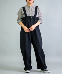 Yarmo（ヤーモ）の「[Yarmo] 10oz Denim High Rise Brace Trousers（サロペット/オーバーオール）」