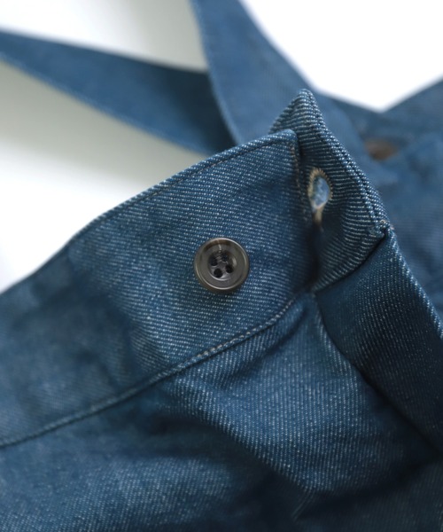 Yarmo] 10oz Denim High Rise Brace Trousers（サロペット