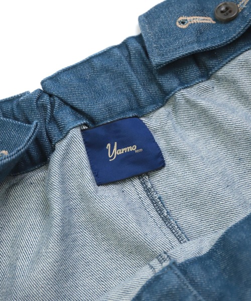 Yarmo（ヤーモ）の「[Yarmo] 10oz Denim High Rise Brace Trousers（サロペット/オーバーオール・レディース・ブラック/ブルー・M）」の11枚目の写真